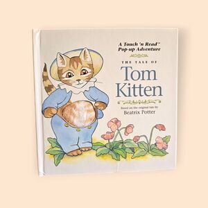 Vtg Tom Kitten pop-up book